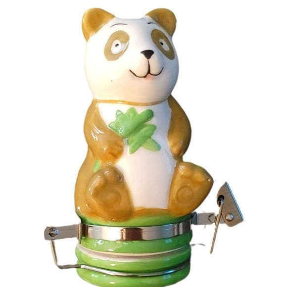 Ceramic Panda 50ml Storage/Stash Jar - Picture 1 of 5